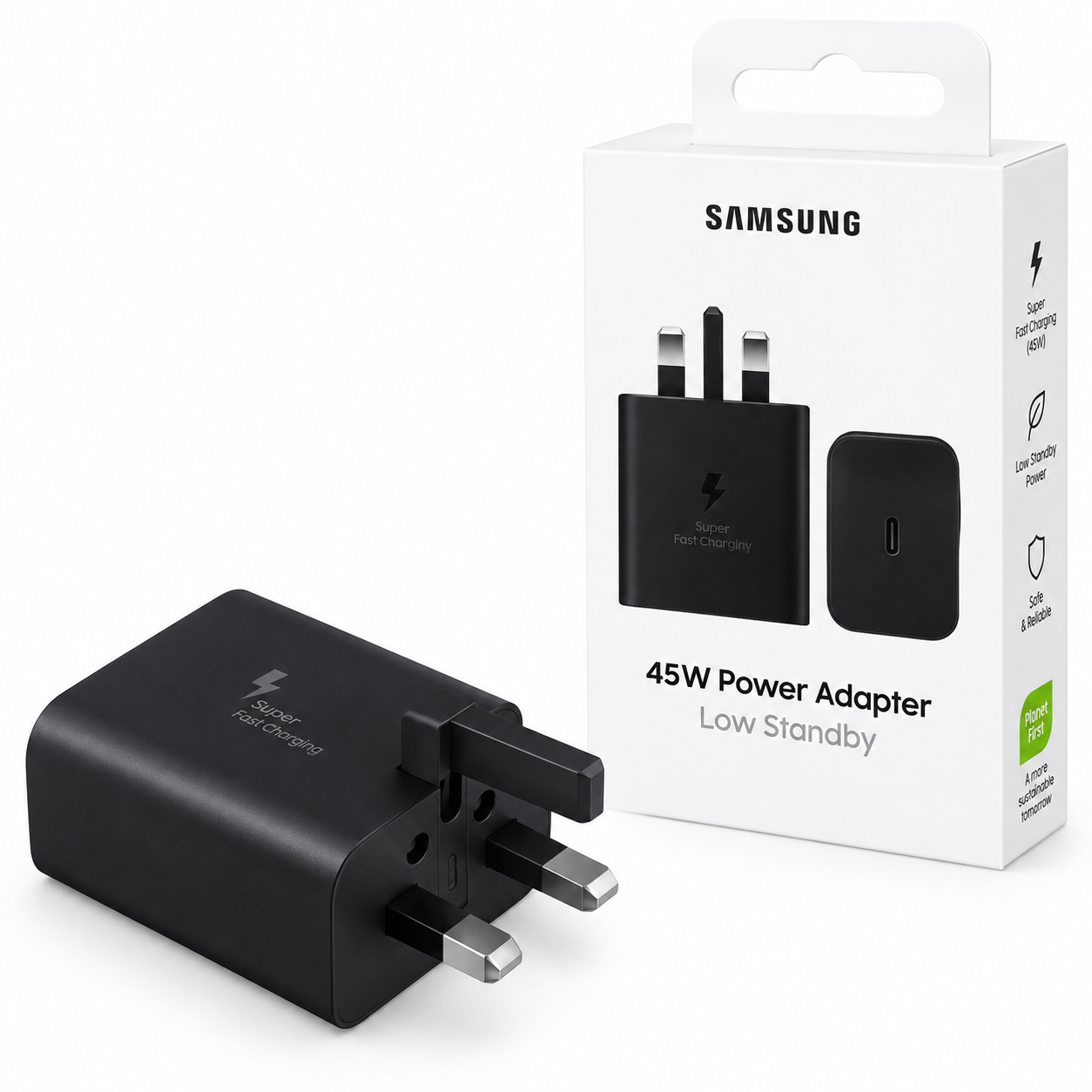 خرید کلگی شارژر سامسونگ مدل SAMSUNG EP-T4511 Low Standby 3-Pin 45W مشکی