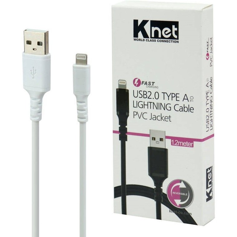 کابل لایتنینگ کی‌نت مدل KNET K-CUL02020 طول 2 متر