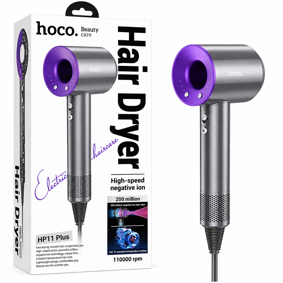 قیمت سشوار هوکو مدل HOCO HP11 PLUS بنفش