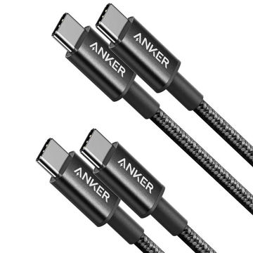 کابل 60 وات USB-C به USB-C انکر مدل ANKER A8752H11 PD طول 1 متر مشکی