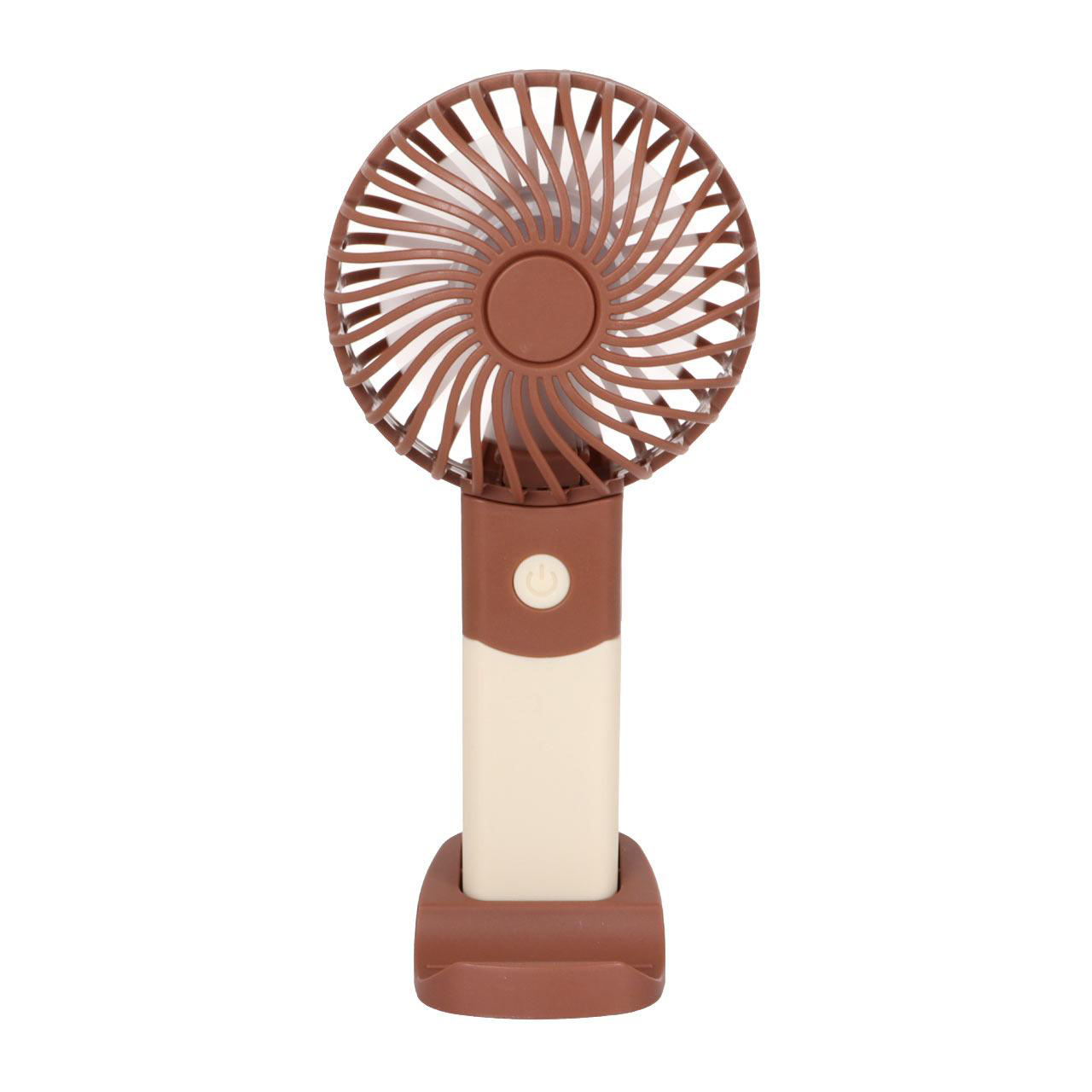 پنکه دستی شارژی مدل MINIFAN S280 کرم قهوه‌ای