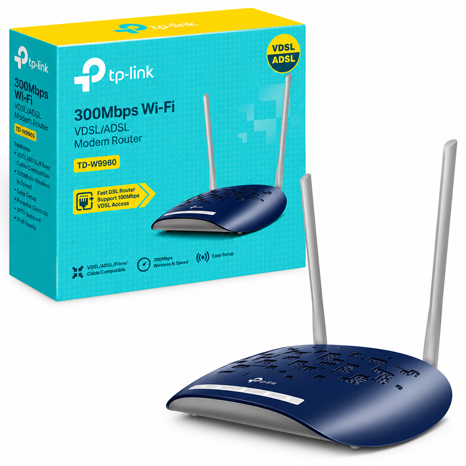 قیمت مودم روتر رومیزی تی پی لینک مدل TP-LINK ADSL/ VDSL TD-W9960