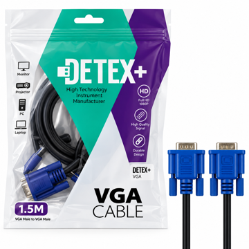 خرید کابل مانیتور دتکس پلاس مدل DETEX+ VGA 3+4 طول 15 متر