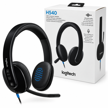 خرید هدست سیم دار لاجیتک مدل LOGITECH H540