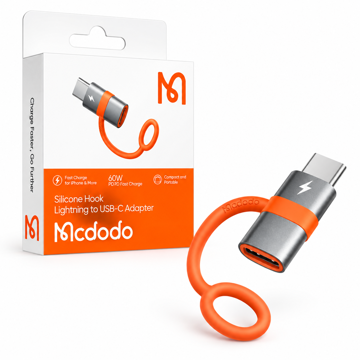 خرید مبدل شارژ مکدودو مدل Mcdodo OT-553 IPHONE to TYPE-C گارانتی متین
