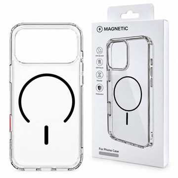 قیمت قاب مگنتی آیفون مدل MAGNETIC IPHONE 17 Pro شفاف مگ سیف