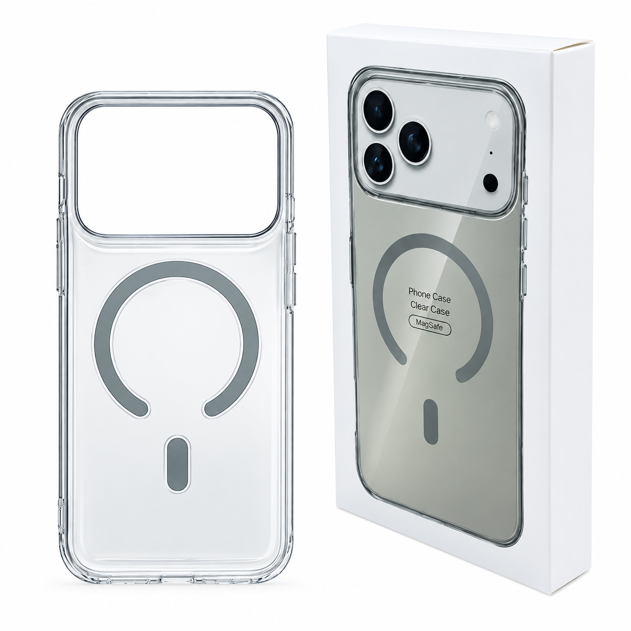 مشخصات قاب آیفون مدل Iphone 17 Pro Mag Safe شفاف