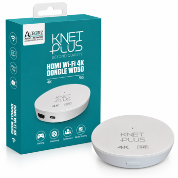 خرید دانگل HDMI بی سیم کی نت پلاس مدل KNET PLUS WD50 KP-DHWD50 4K