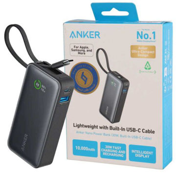 خرید پاوربانک انکر مدل ANKER A1259H11 10000mAh 30W مشکی