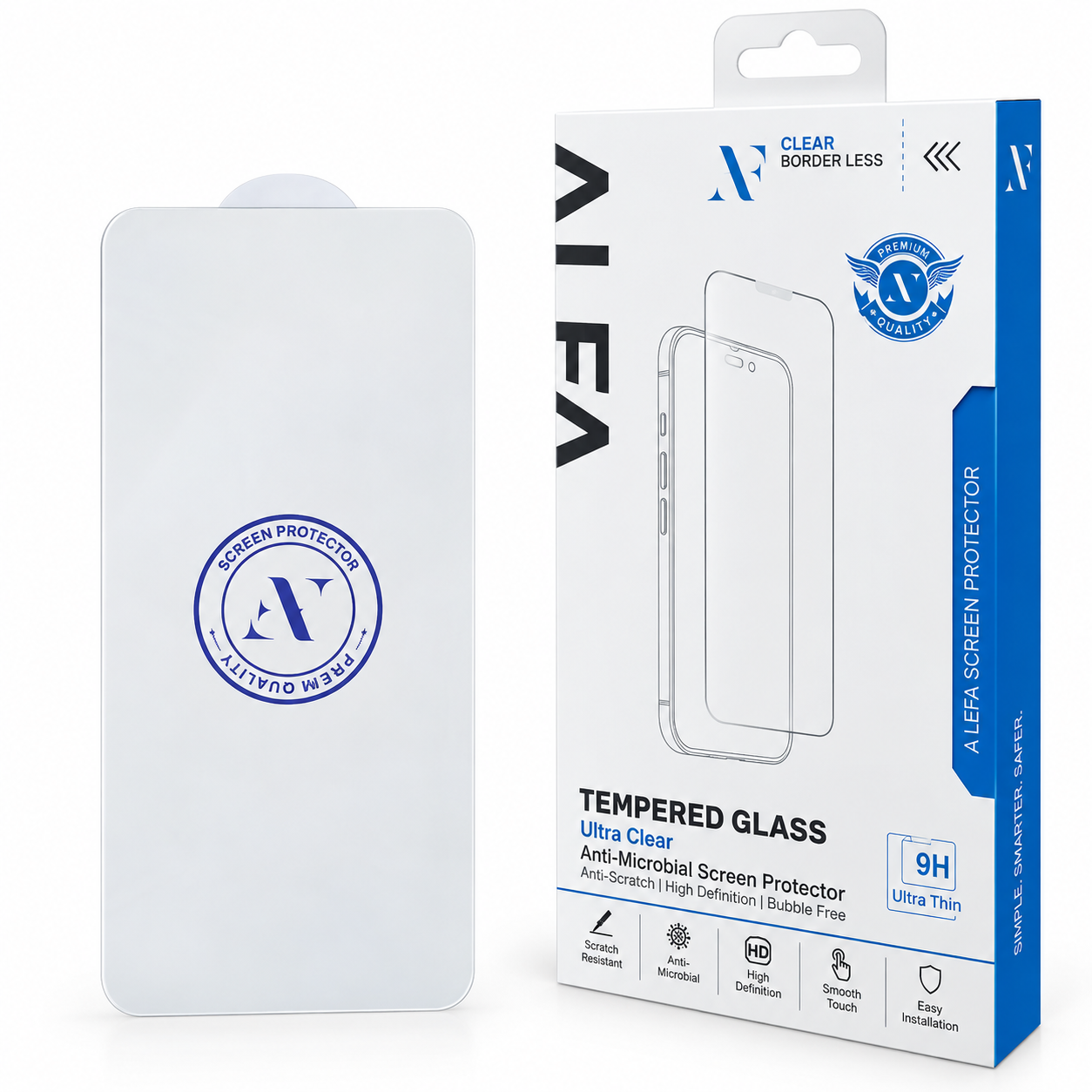 خرید گلس بدون حاشیه آلفا مدل ALFA IPHONE 15 Pro Max