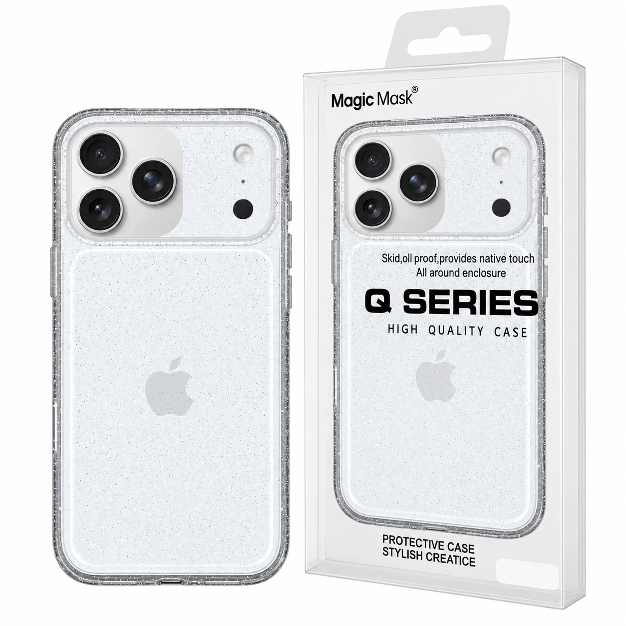 قیمت قاب اپل مدل Q-SERIES IPHONE 17 Pro شاین دار