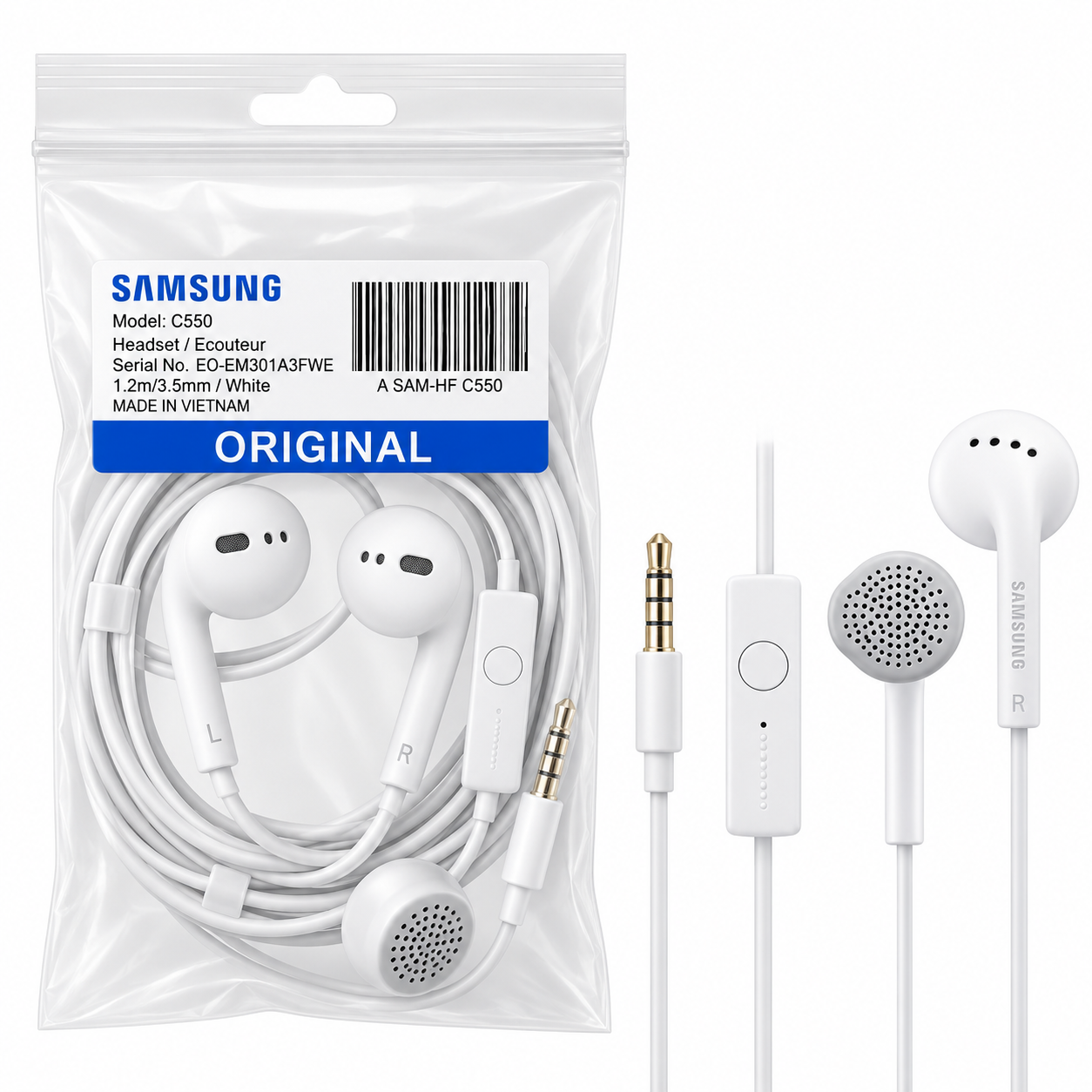 خرید هندزفری سیم دار طرح سامسونگ مدل SAMSUNG YJ-C550