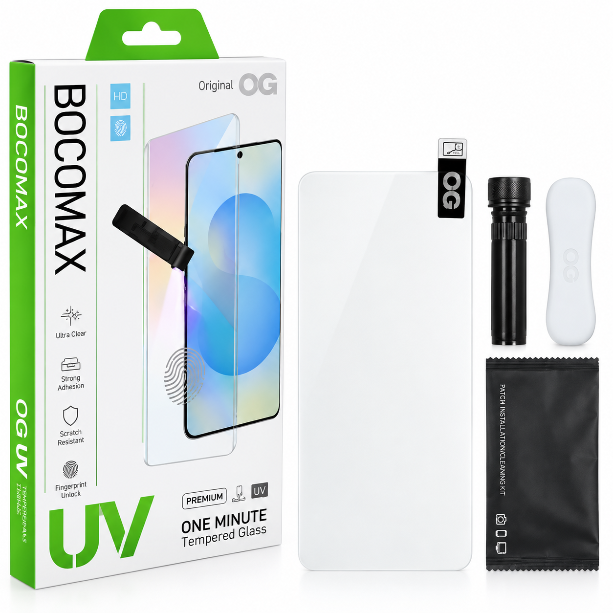 خرید گلس UV بوکومکس مدل BOCOMAX 0.2MM SAMSUNG S22 ULTRA