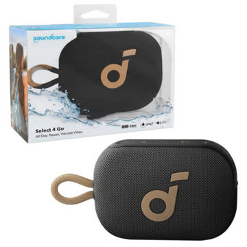 خرید اسپیکر بلوتوثی پرتابل انکر مدل ANKER Soundcore Select 4 go A31X11B3 مشکی طلایی