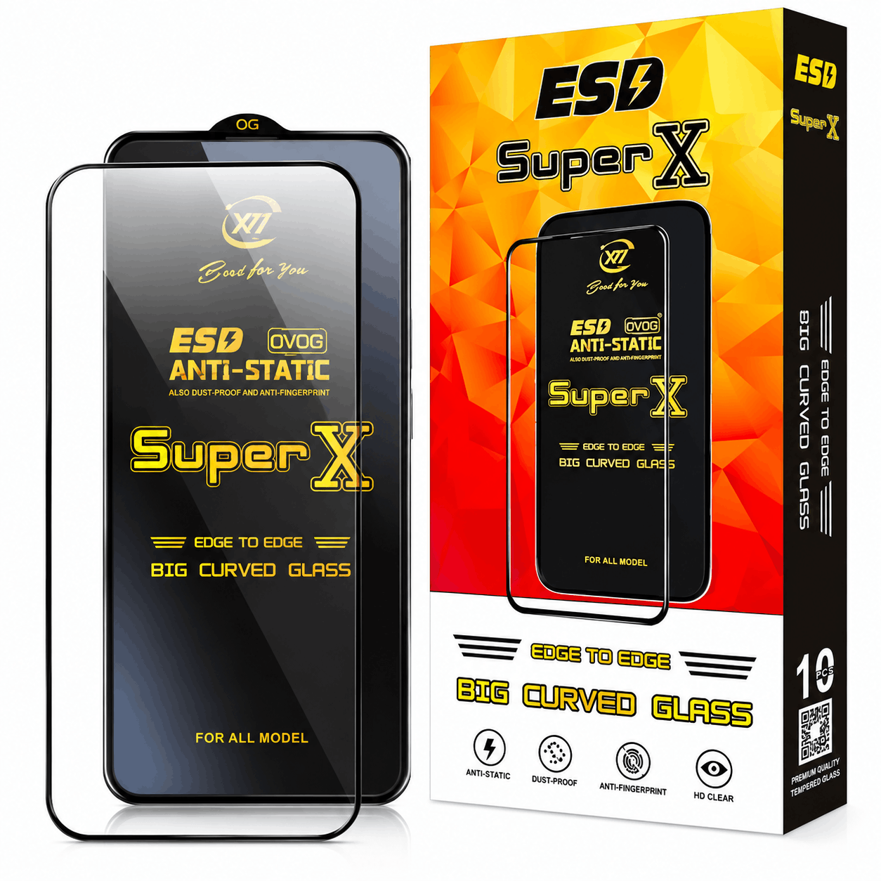 قیمت گلس آنتی استاتیک سوپر ایکس مدل SuperX IPHONE 16
