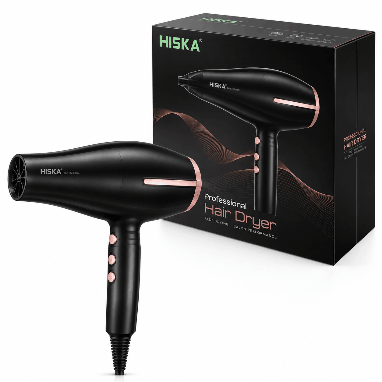 خرید سشوار حرفه‌ای هیسکا مدل HISKA H5264 2400W