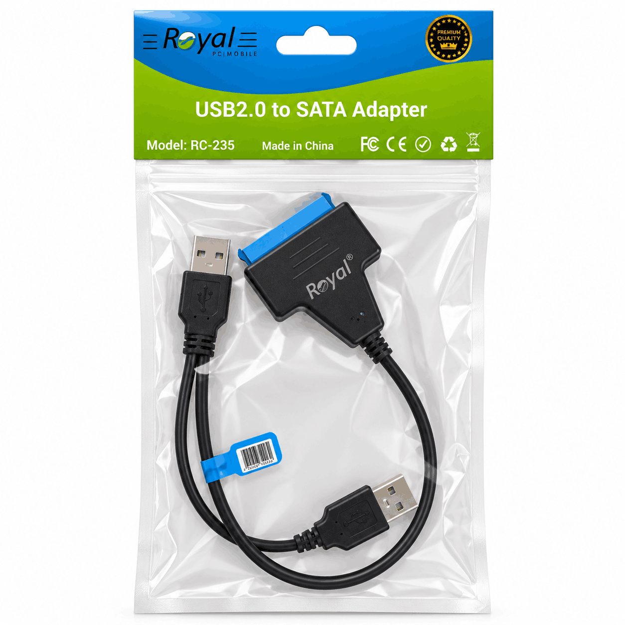 خرید تبدیل USB 2.0 به SATA رویال مدل ROYAL RC-235