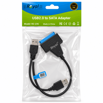 خرید تبدیل USB 2.0 به SATA رویال مدل ROYAL RC-235
