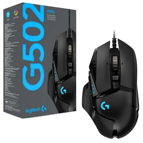 خرید ماوس سیم دار گیمینگ لاجیتک مدل LOGITECH G502 HERO مشکی