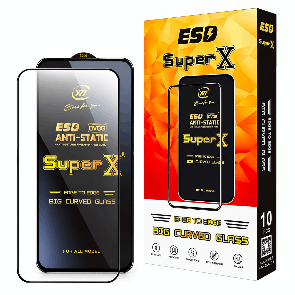 قیمت گلس آنتی استاتیک سوپر ایکس مدل SuperX Redmi Note 8Pro/SAMSUNG A20S/ OP F11