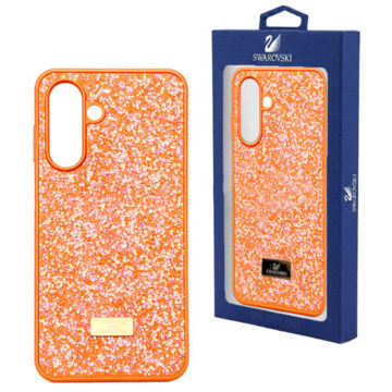 خرید قاب سامسونگ سواروسکی مدل SWAROVSKI SAMSUNG A36 نارنجی