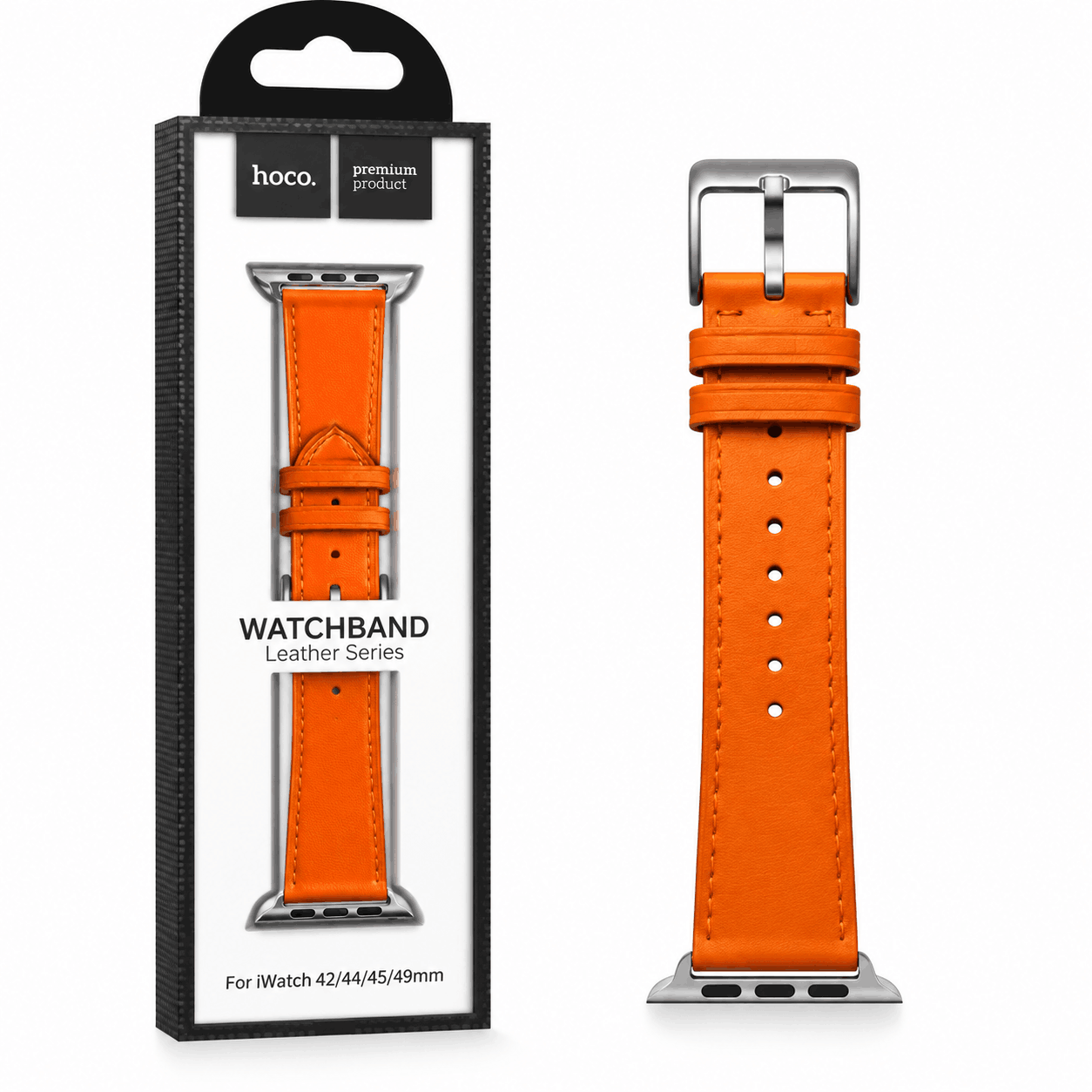 خرید بند اپل واچ مدل HOCO WA17 42/44/45/49mm نارنجی