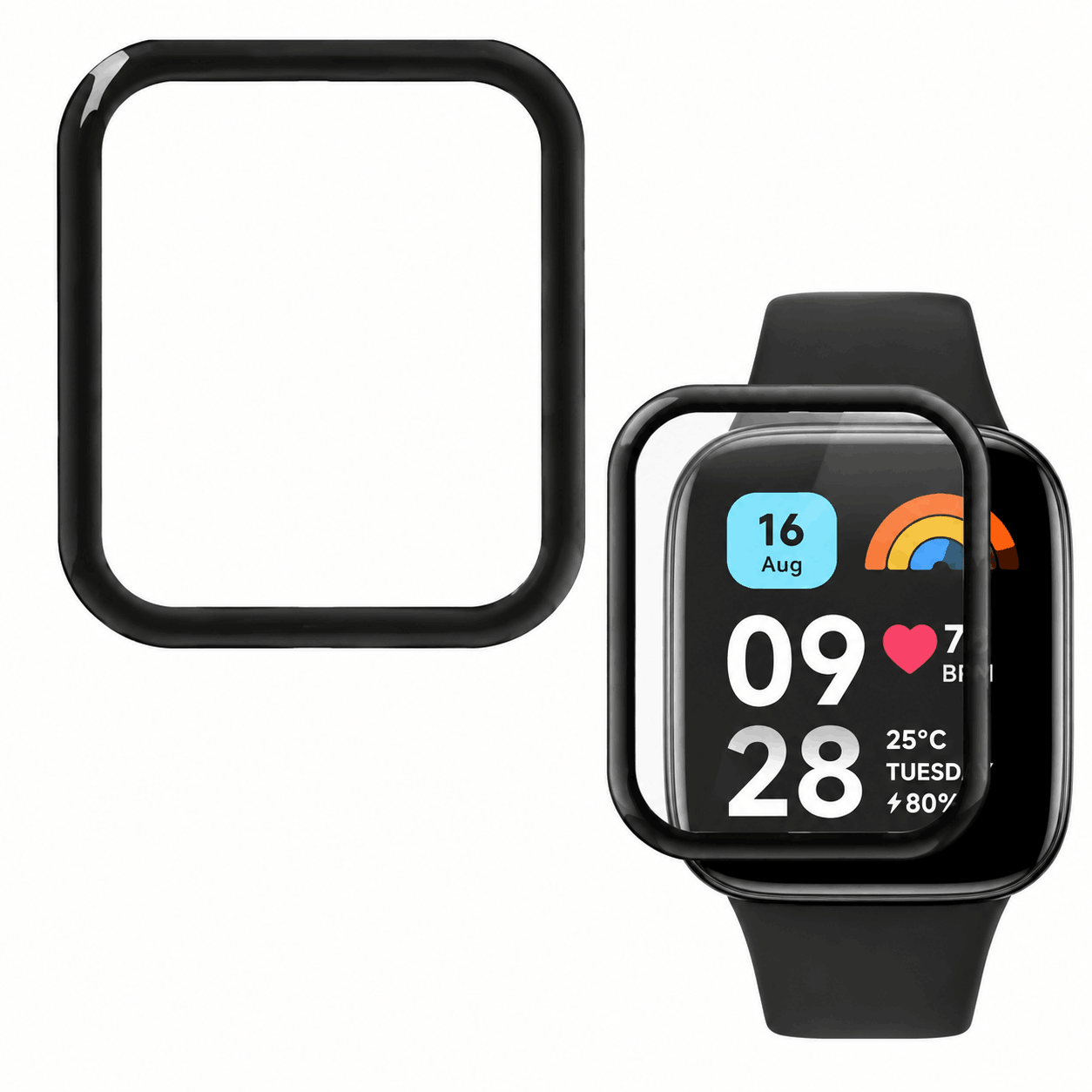 خرید محافظ صفحه نمایش ساعت شیائومی XIAOMI REDMI WATCH 3/QCY GS PRO/IMIKI SF1E/SF1/Glorimi GS1 Pro PMMA