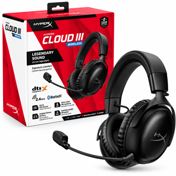 قیمت هدست بی سیم گیمینگ هایپر ایکس مدل HYPERX CLOUD II IWIRELESS مشکی