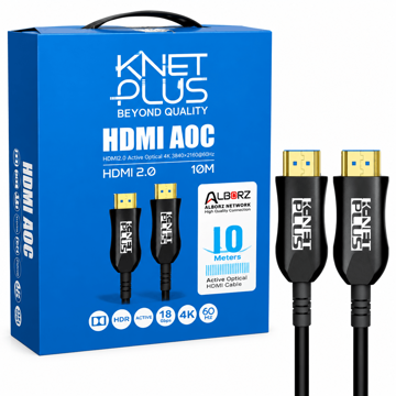 خرید کابل HDMI 2.0 کی نت پلاس مدل KNET Plus KP-CHAOC100 طول 10 متر