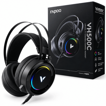 قیمت هدست سیم دار گیمینگ رپو مدل RAPOO VH500c