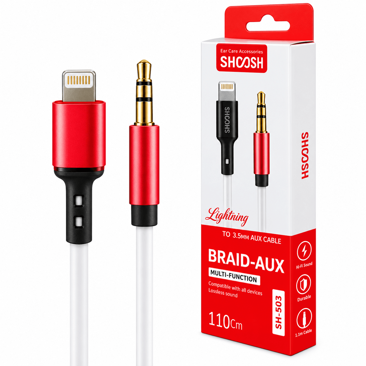 قیمت کابل صدا آیفون مدل شوش مدل SHOOSH SH-503 IPHONE