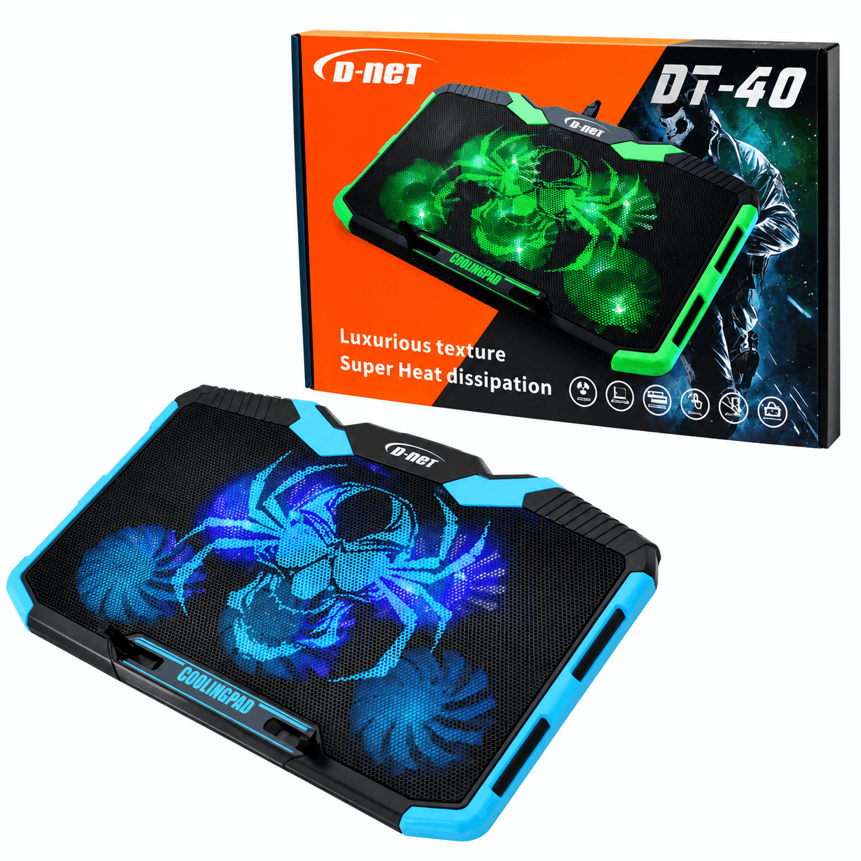 قیمت فن نوت بوک پنج فن گیمینگ دی نت مدل D-NET DT-40