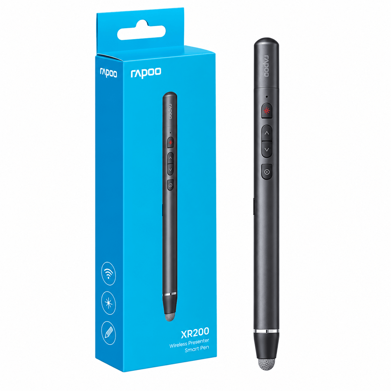 قیمت قلم هوشمند پرزنتر رپو مدل RAPOO XR200 مشکی