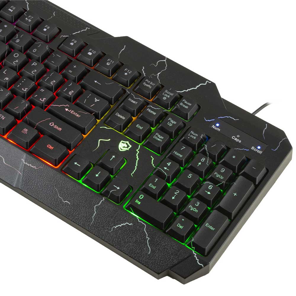خرید کیبورد سیم دار گیمینگ بیاند مدل BEYOND BGK-9500