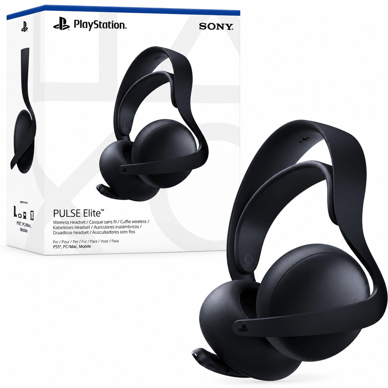 خرید هدست بی سیم سونی مدل SONY PS5 Pulse Elite مشکی