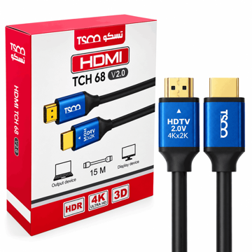 خرید کابل HDMI تسکو مدل TSCO TCH 68 4K طول 15 متر
