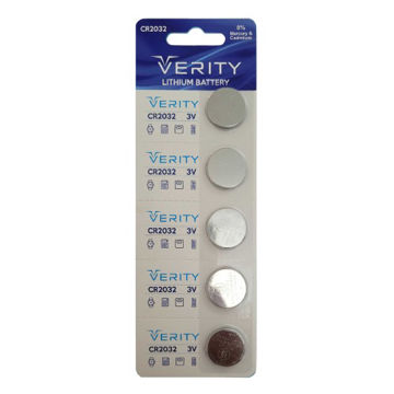 قیمت باتری سکه ای VERITY-CR2032پک5عدد