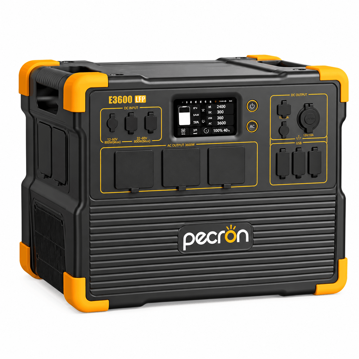 قیمت پاور استیشن پکرون مدل Pecron E3600lfp 3600W ظرفیت 3072Wh (معادل حدود 830,000mAh در استاندارد پاوربانک‌ها)