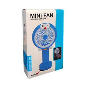 قیمت پنکه دستی شارژی مدل Mini Fan 8804 فانتزی آبی