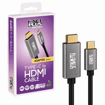 خرید کابل تبدیل USB-C به HDMI کی نت پلاس مدل KNET PLUS KP-COCM2HD10