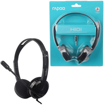 قیمت هدست سیم دار رپو مدل RAPOO H102 مشکی