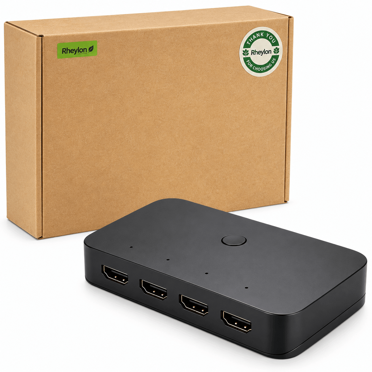 قیمت دستگاه KVM رویال مدل ROYAL 4Port HDMI KVM پک خاکی