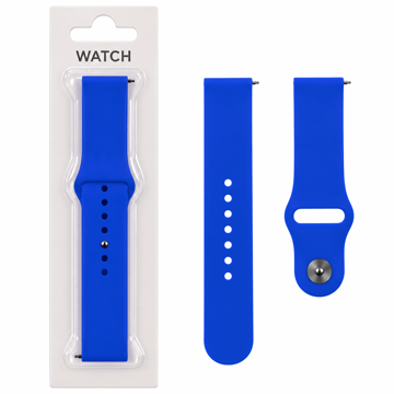 قیمت بند گلکسی واچ مدل SILICON 22mm آبی پررنگ