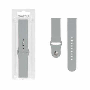 قیمت بند گلکسی واچ مدل SILICON 22mm طوسی روشن