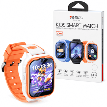خرید ساعت هوشمند کودک یسیدو مدل YESIDO IO37 Kids Smart نارنجی