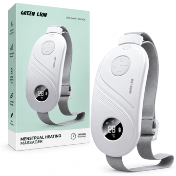 خرید ماساژور و گرم کننده گرین لاین مدل GREEN LION GNMHTMSSRWH Menstrual Heating سفید
