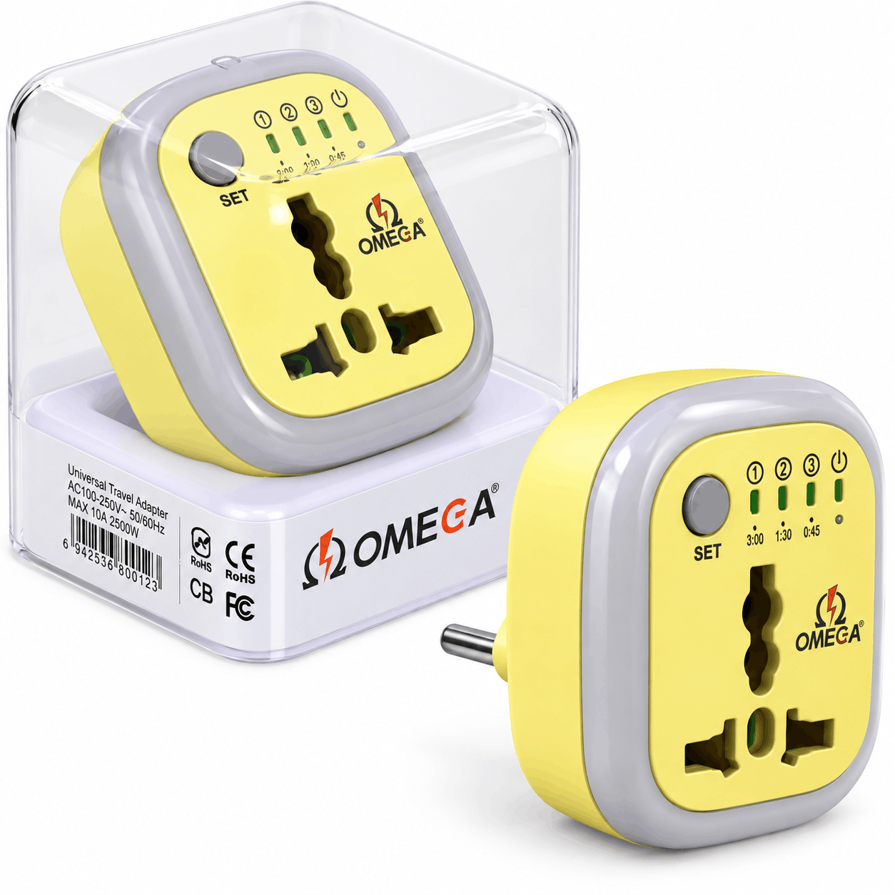 خرید تبدیل سه به دو تایمر دار امگا مدل OMEGA M100 زرد