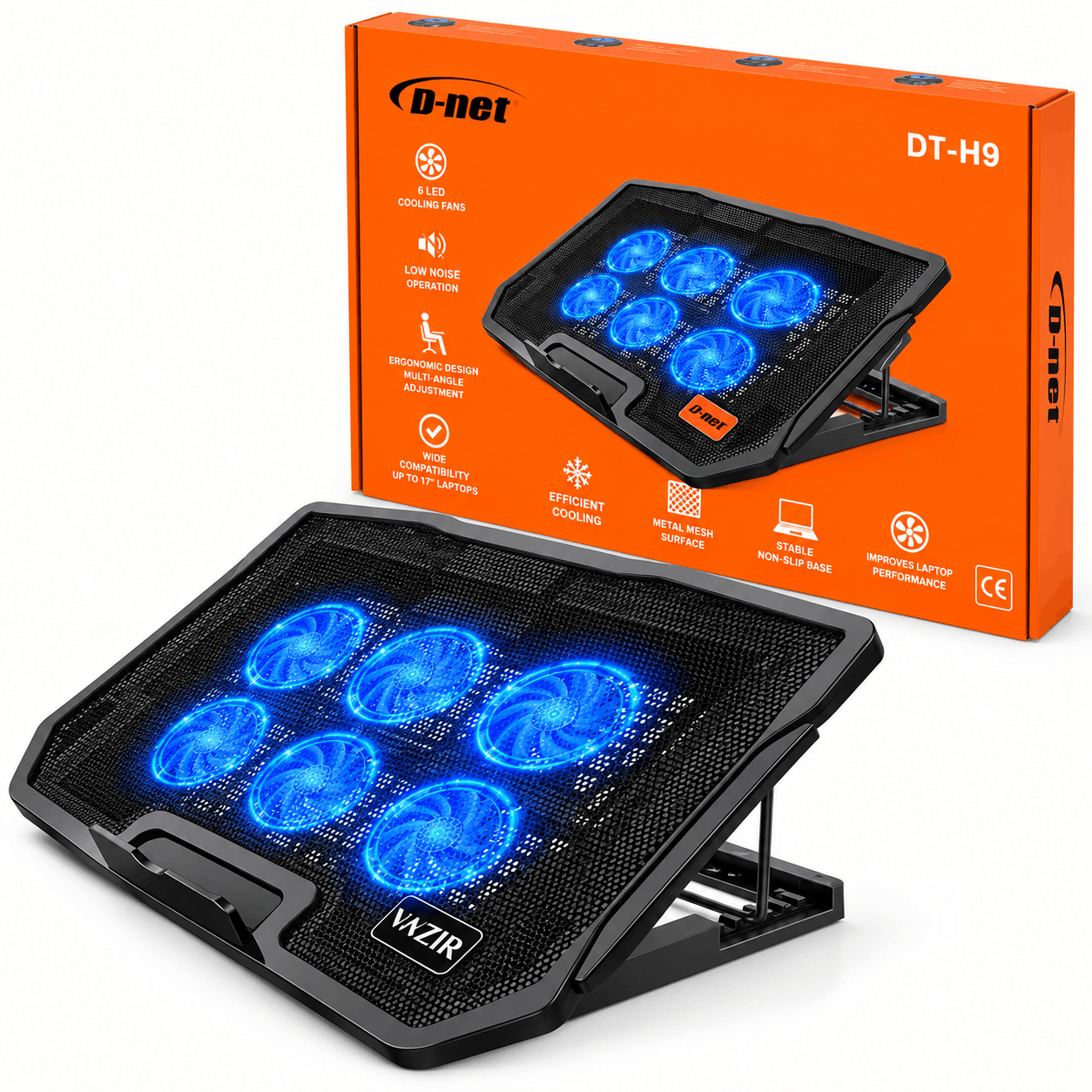 خرید فن نوت بوک شش فن دی نت مدل D-NET DT-H9