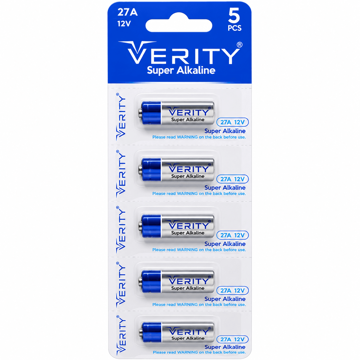 قیمت باتری ریموتی آلکالاین وریتی مدل VERITY 27A بسته 5 عددی