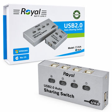 قیمت دیتا سوئیچ پرینتر اتومات رویال مدل ROYAL 4-Port